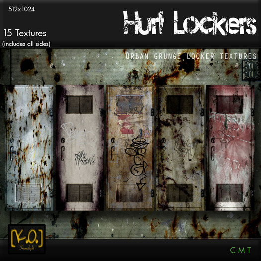 Second Life Marketplace - [K.O.] - Hurt Lockers - Urban Grunge Locker ...
